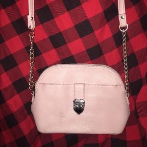 betsey johnson pink crossbody bag